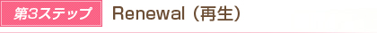 第3ステップ Replenish（補給）